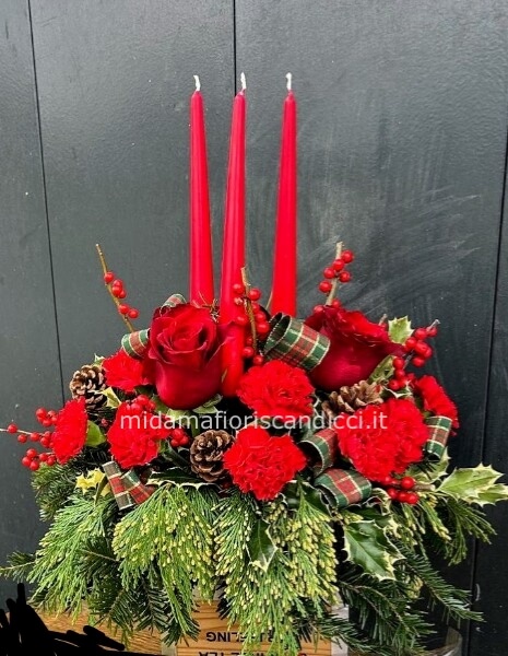 Centro tavola natalizio