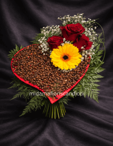 Bouquet a forma di cuore, un’idea originale