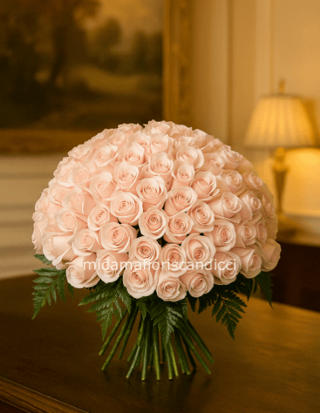 Bouquet 100 rose Pink
