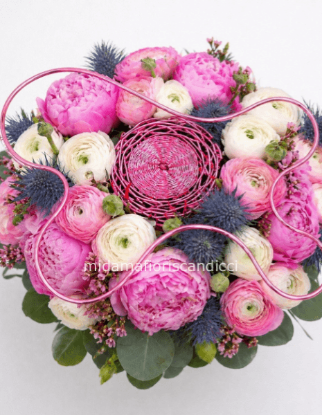 Armonia Intrecciata – Bouquet con struttura artistica
