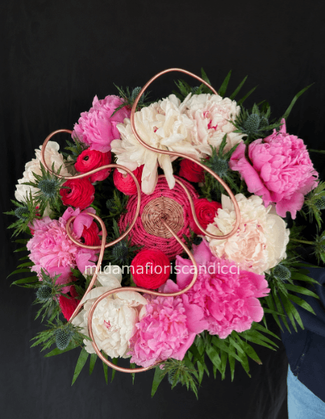 Armonia Intrecciata – Bouquet con struttura artistica